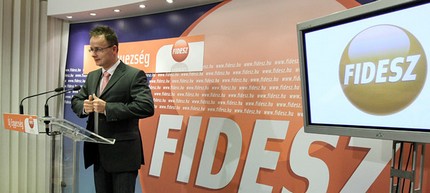 Szijjártó Péter, a Fidesz elnöki stábjának vezetője