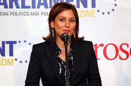 Járóka Lívia, a Fidesz roma származású Európai Parlamenti képviselője
