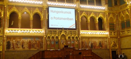 Hungarikumok a Parlamentben