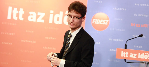 Cser-Palkovics András, a Fidesz helyettes szóvivője