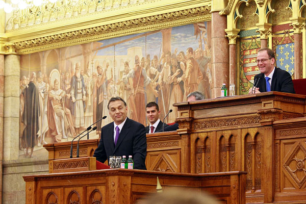Orbán Viktor leendő fideszes miniszterelnök