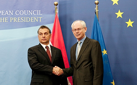 Herman Van Rompuy és Orbán Viktor
