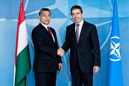 Orbán Viktor és Anders Fogh Rasmussen