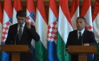 Orbán Viktor miniszterelnök Zoran Milanovic horvát kormányfővel folytatott megbeszélést
