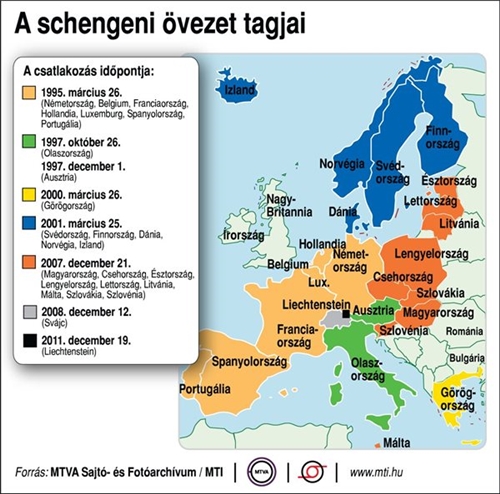 Schengen, Európa