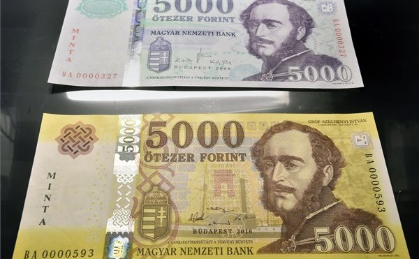 Megújulnak a 2000 és az 5000 forintos címletű bankjegyek