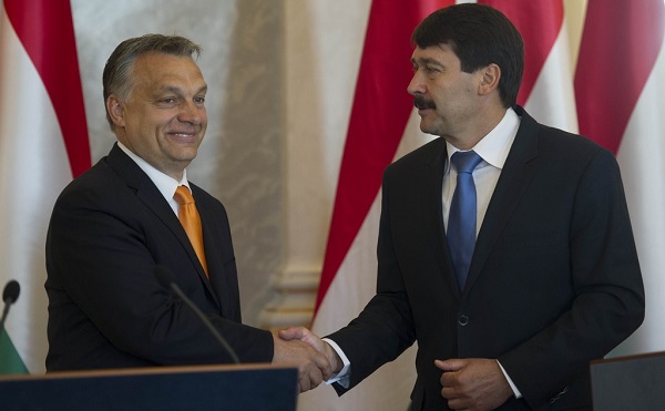 Orbán Viktor és Áder János