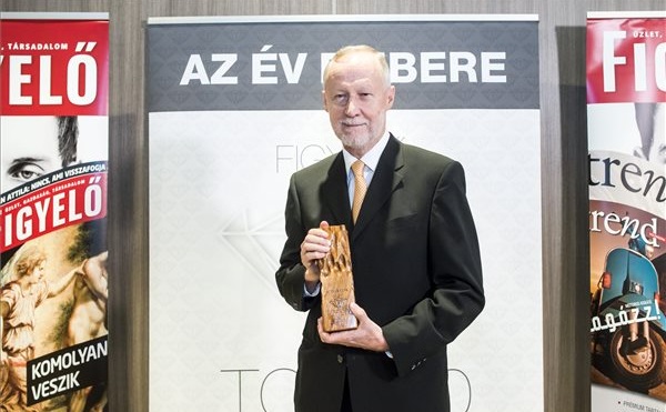 Bogsch Erik, a Richter vezérigazgatója kapta a Figyelő év embere díjat