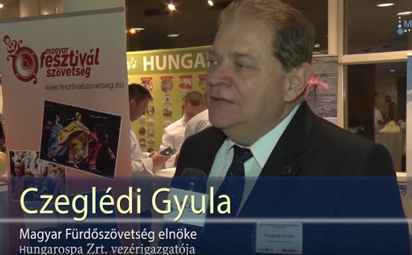 Czeglédi Gyula is részt vett a turisztikai díjátadó gálán