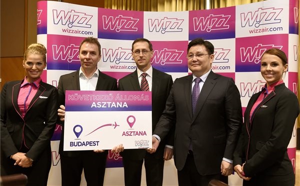 Kazahsztánba indít járatokat a Wizz Air