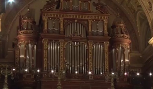 A Szent István Bazilika monumentális orgonája, melyet Virágh András szólaltat meg