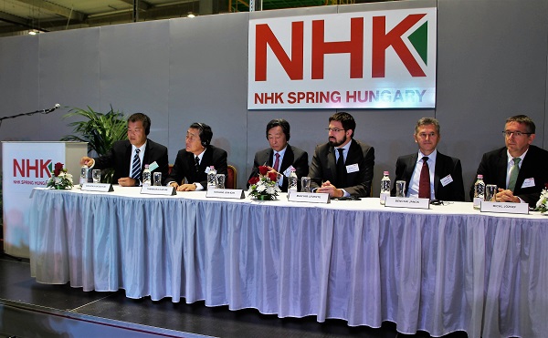 Háromszorosára bővítette tatai üzemét a japán rugógyártó NHK Spring Hungary