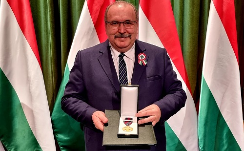 Prohászka Béla Magyar Arany Érdemkereszt kitüntetést kapott