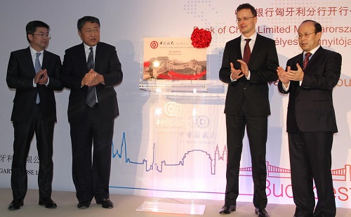 Megnyílt a Bank of China regionális központja Budapesten